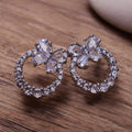 Butterfly Sparkle Hoop Earrings