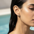 Charming Dainty Long Gold earring