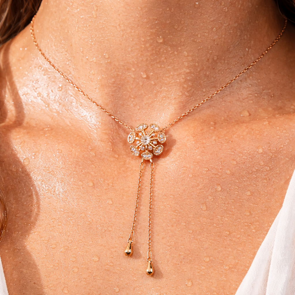 Flora Drop Necklace