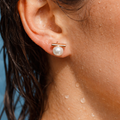 Pearl Bar Earrings