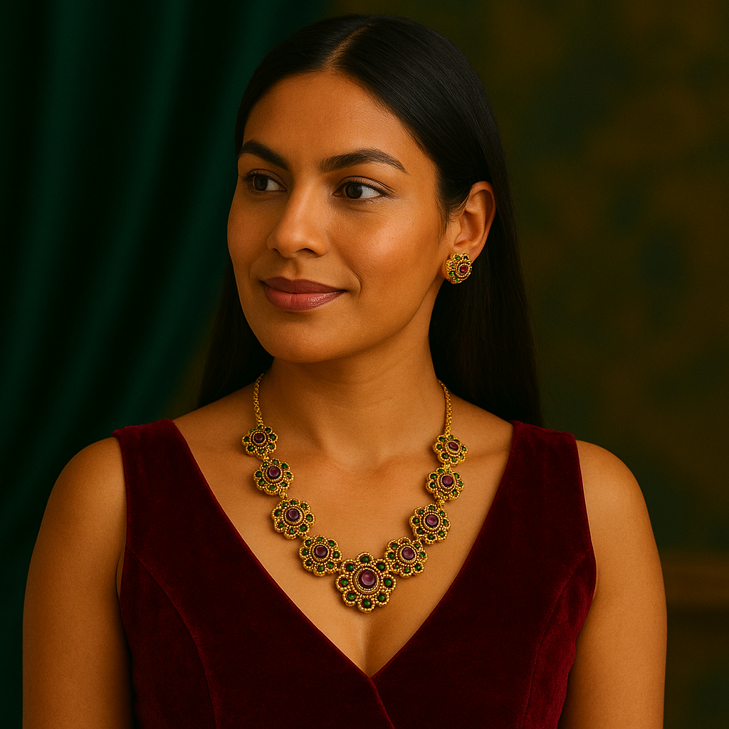 🪷💎 "Mangal Mala" Necklace Set