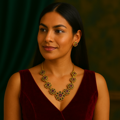 🪷💎 "Mangal Mala" Necklace Set