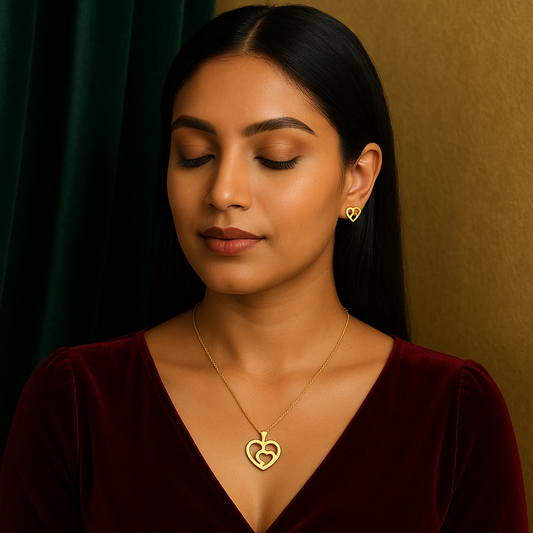 💖 "Swarna Hriday Mala" Necklace Set 💖