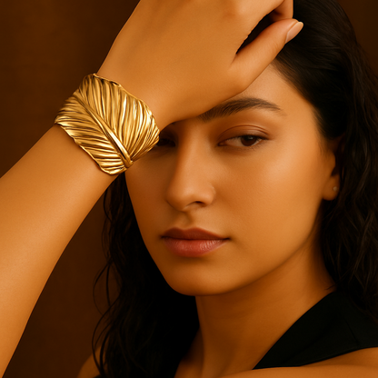 🌿 "Gilded Quill" Bracelet 🌿