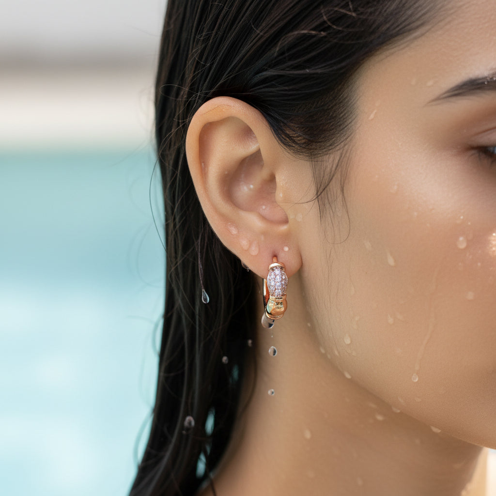 Classic Radiant Gold earring