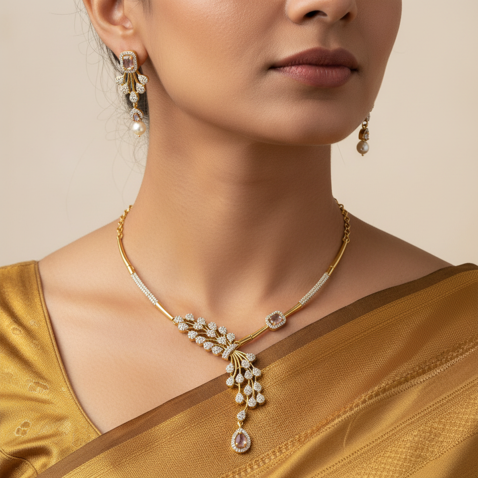 🍂 "Golden Ivy" Necklace Set 🍂