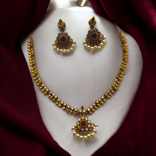🌟 "Ratnaavali Jyoti" Necklace Set 🌟