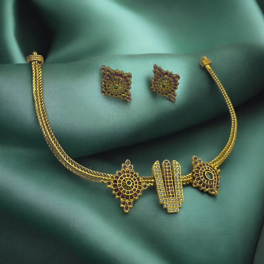 🏵️ "Nayantara" Heritage Necklace Set 🏵️