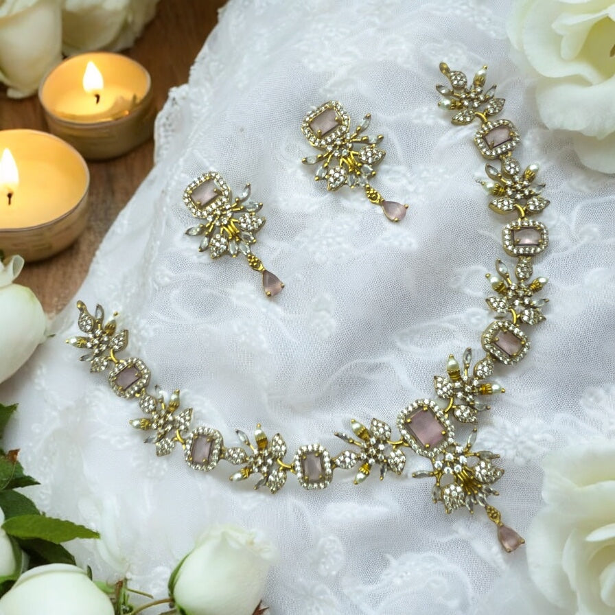 🌸 "Hema Chandrika" Necklace Set 🌸