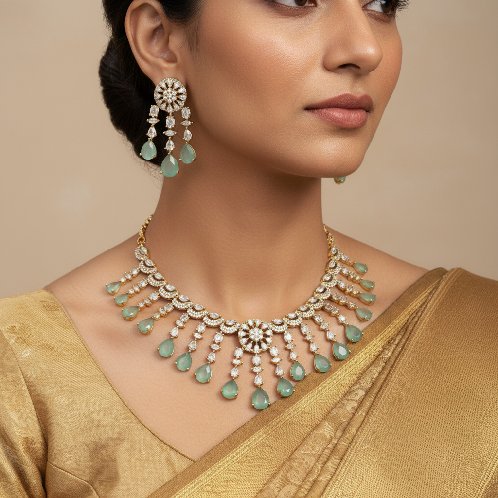 ✨"Ashru Sagar" Necklace Set✨