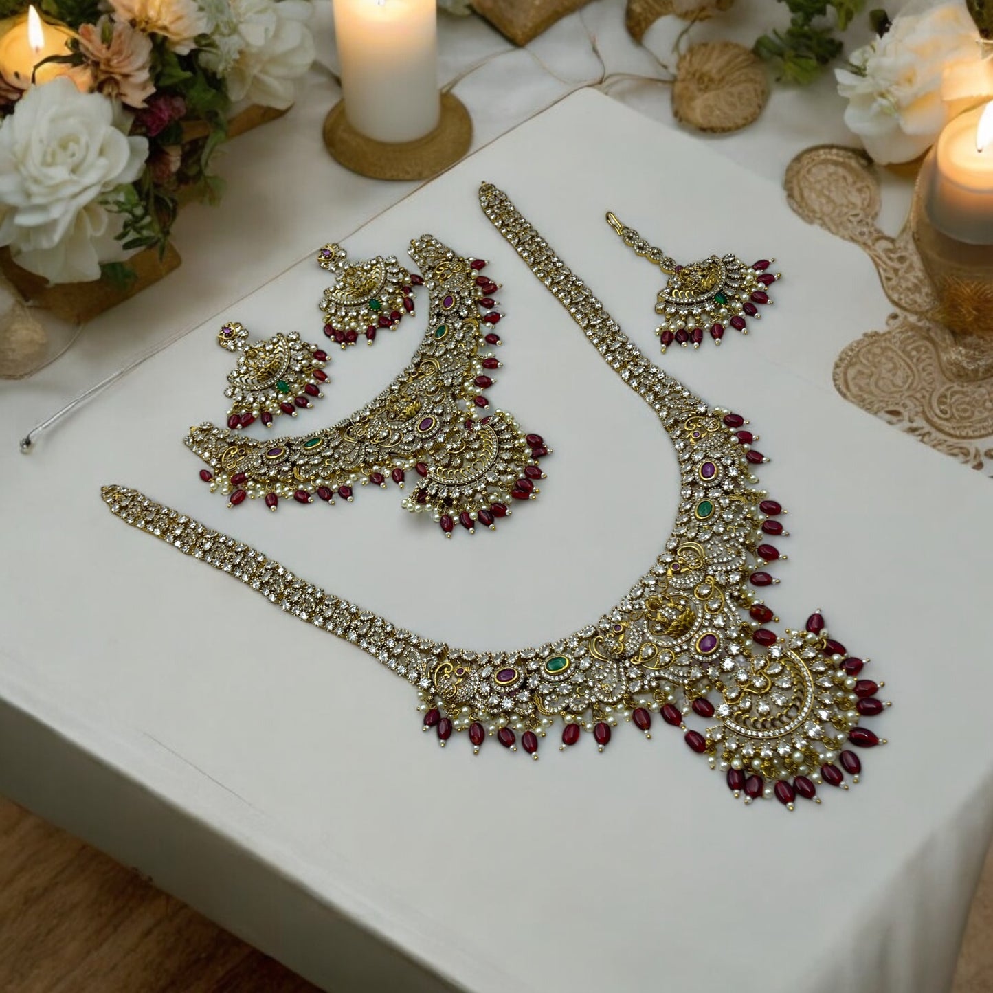 ✨"Ambika Rani" Necklace Set