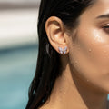 Dainty Sparkling Butterfly earring