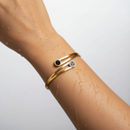 Dual Orbit Gold Bracelet
