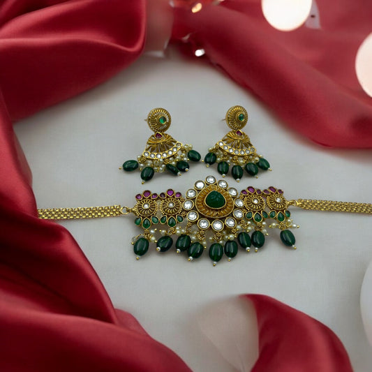 💚"Royal Kundan" Choker Set💚