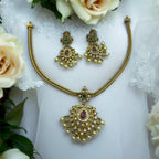Pearl Kundan Necklace Set
