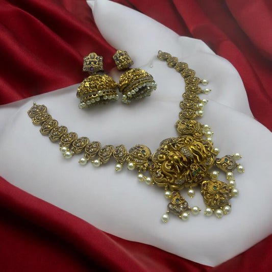 ✨ "Swarna Jyoti" Necklace Set