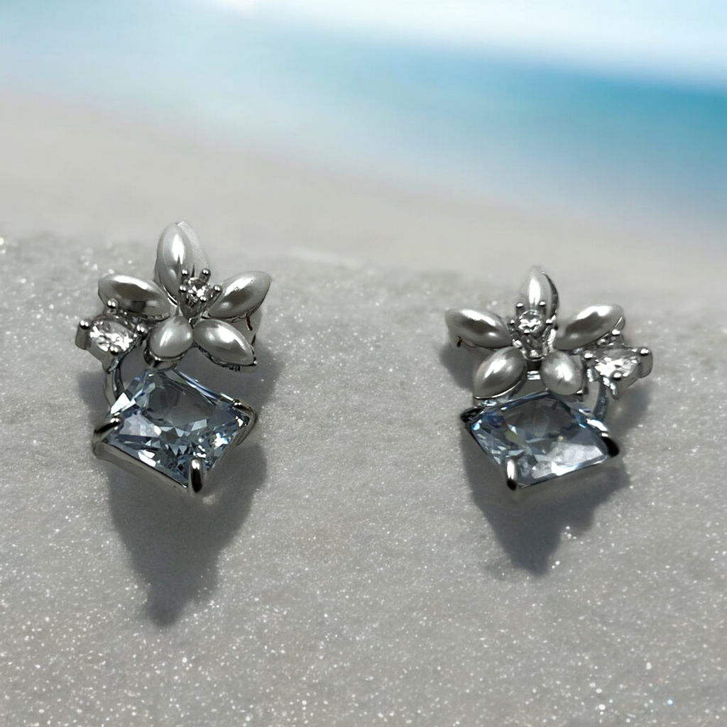 Pearl Crystal Earrings