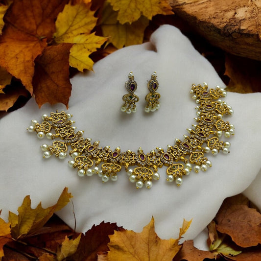 ✨"Mayura Sundari" Necklace Set
