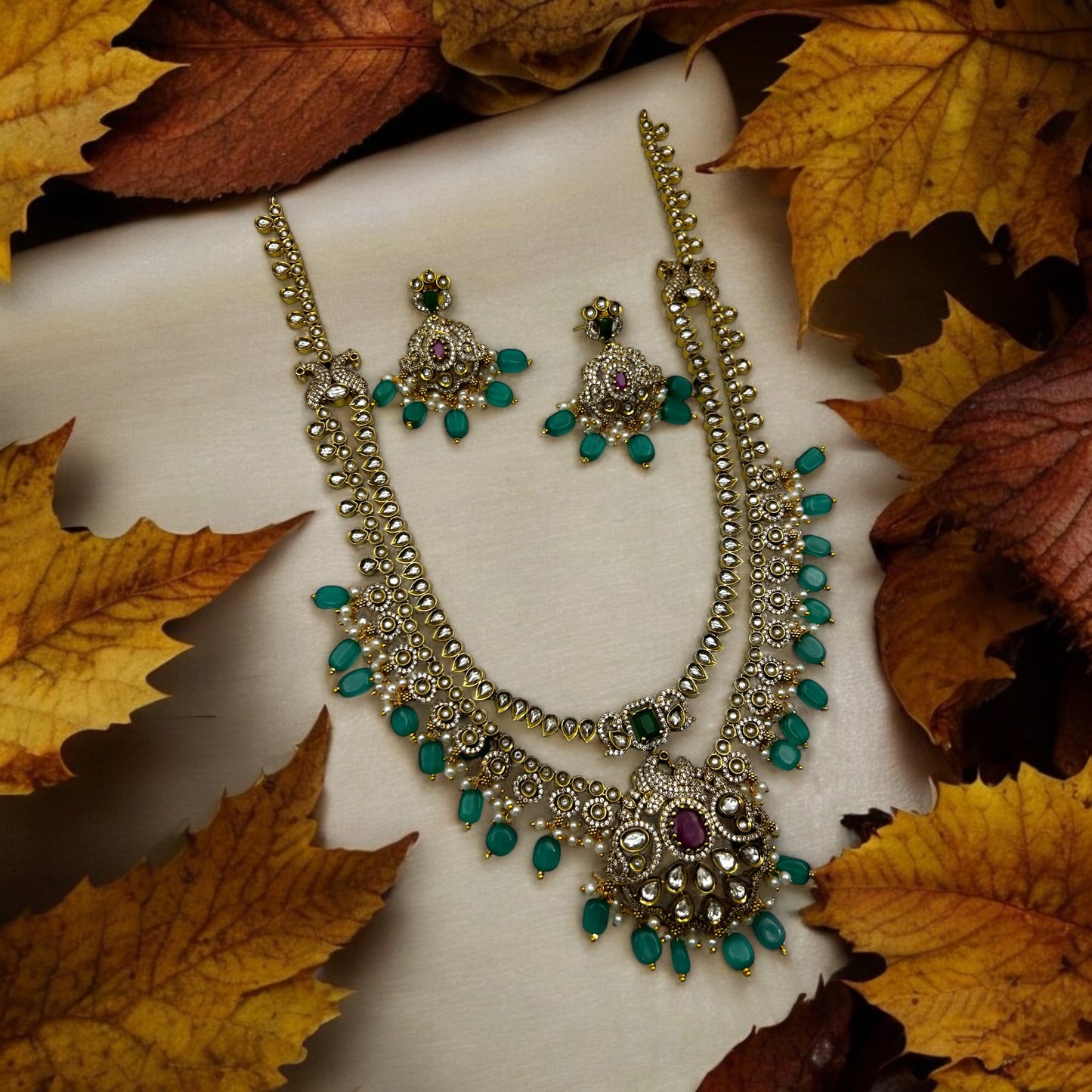 💚"Mughal Royalty" Necklace Set✨