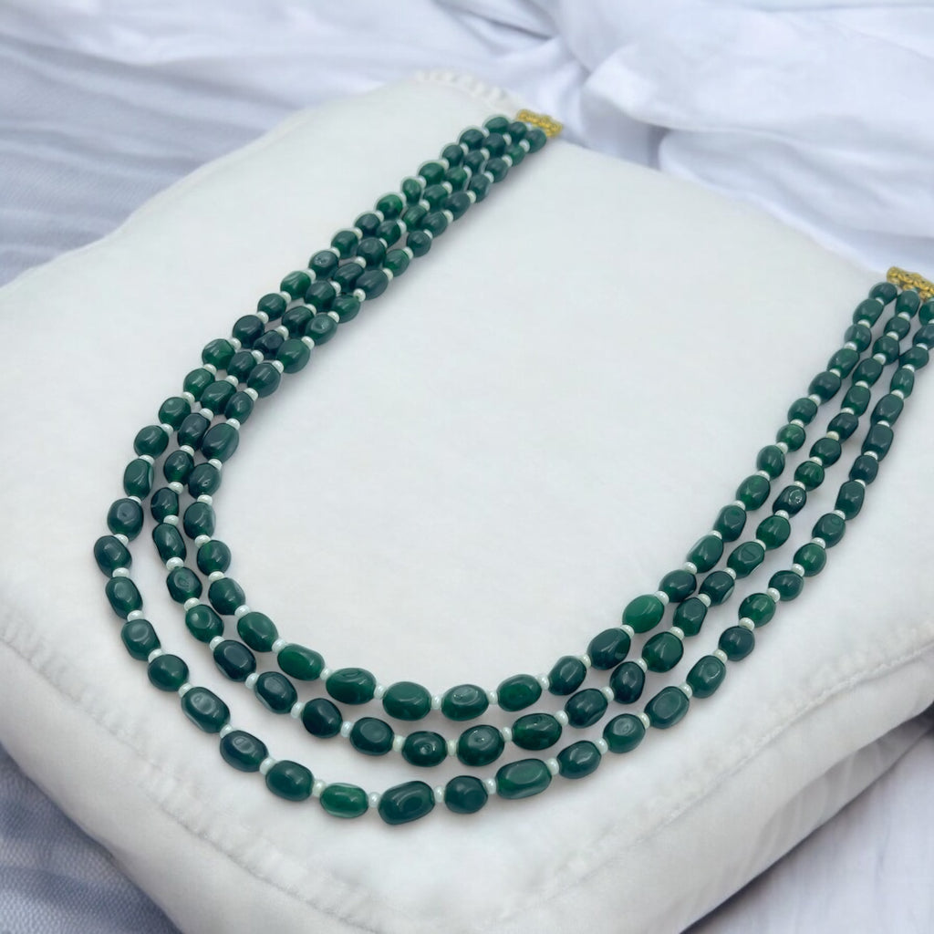 💚"Emerald Layered" Necklace✨