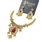 Elegant Ruby Jewelry Set