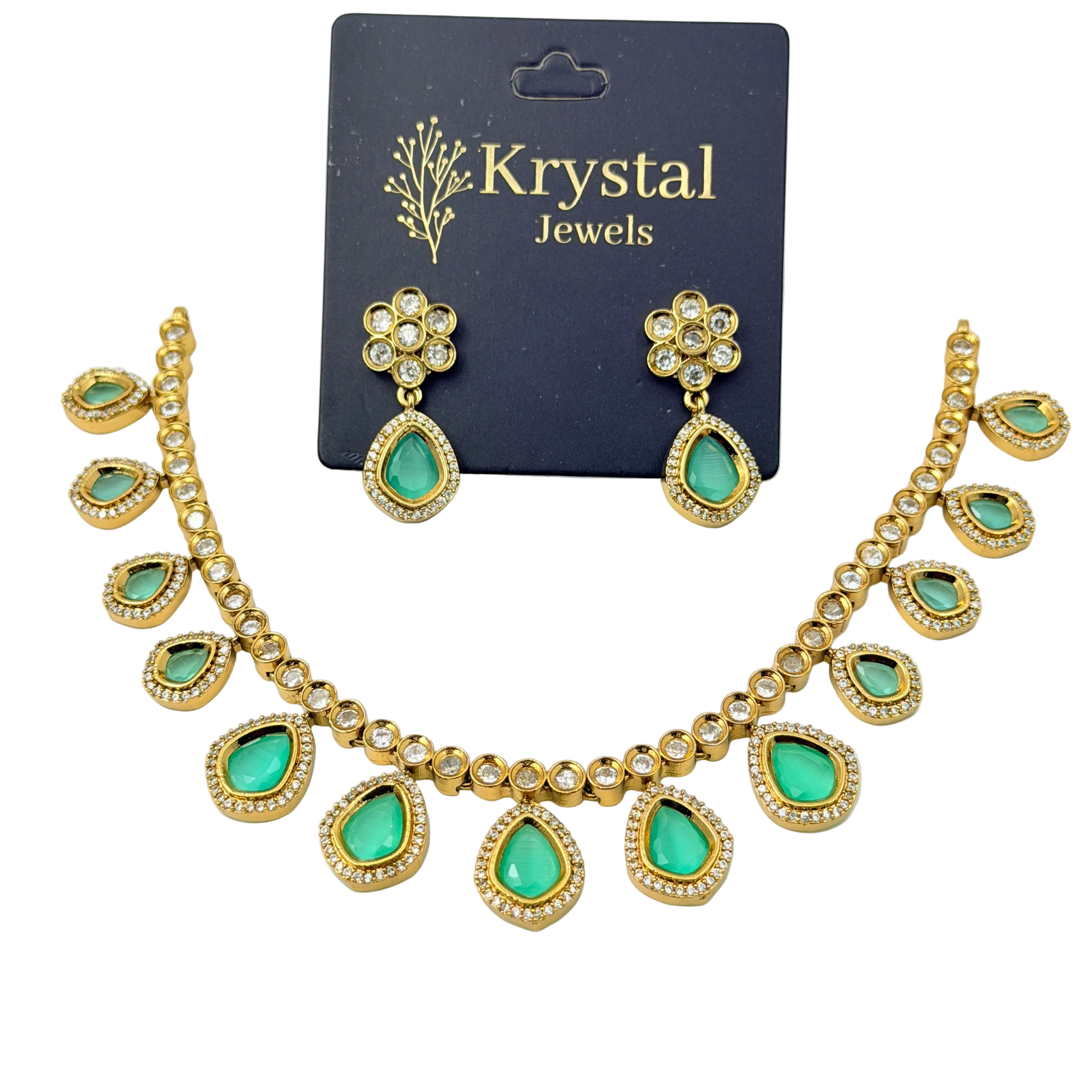 Elegant Teardrop Jewelry Set