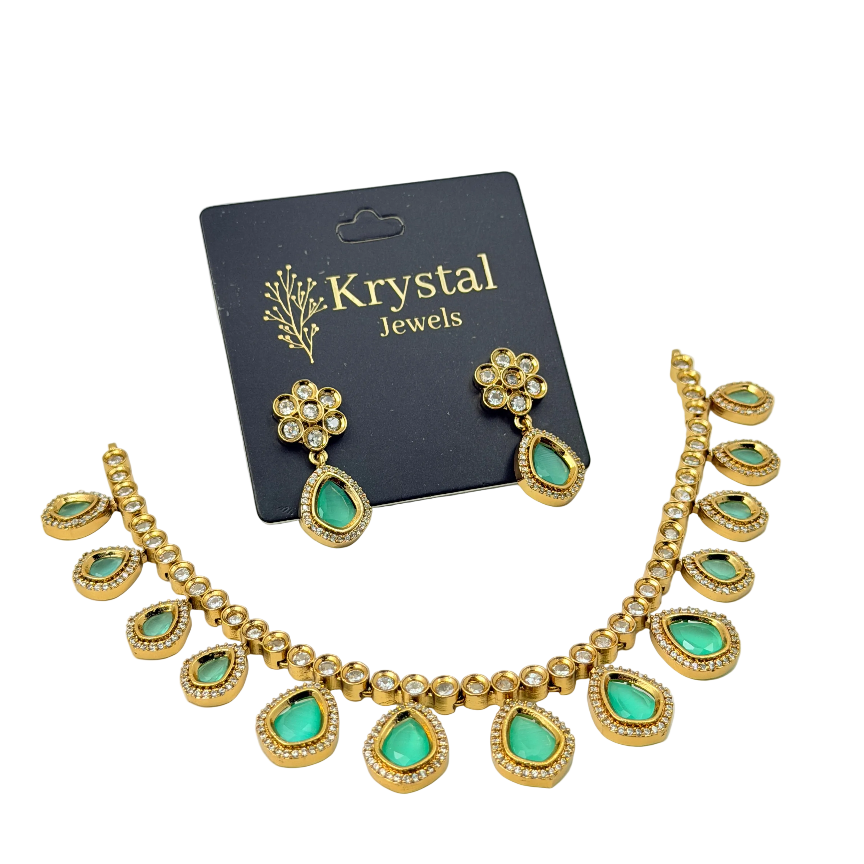 Elegant Teardrop Jewelry Set