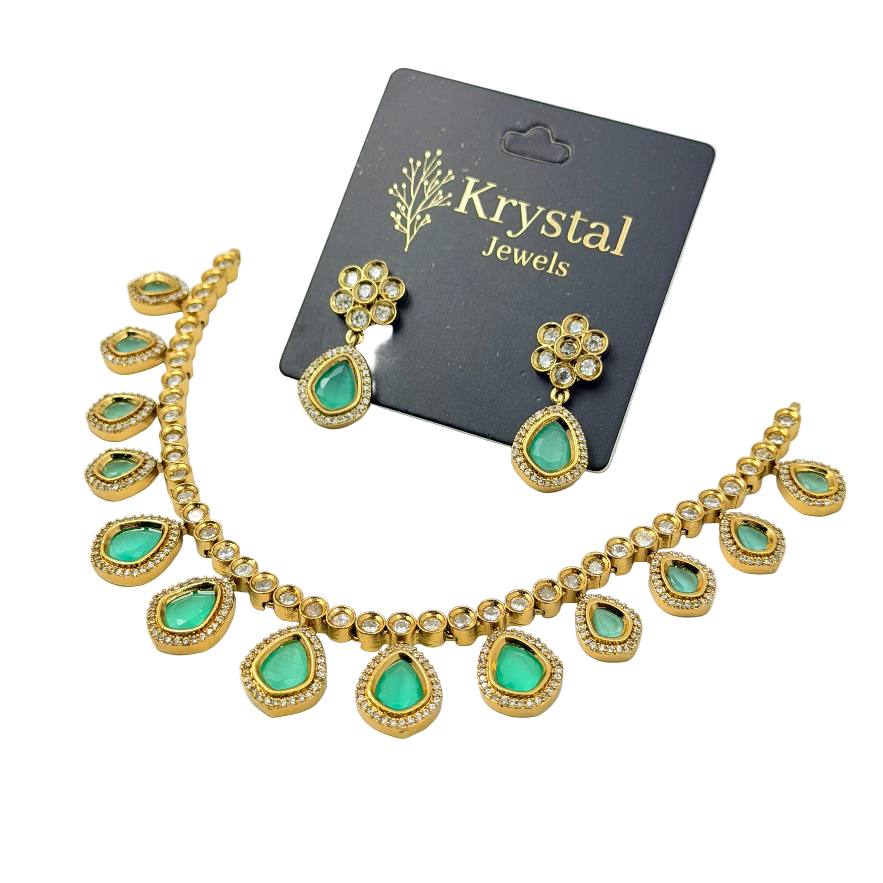 Elegant Teardrop Jewelry Set