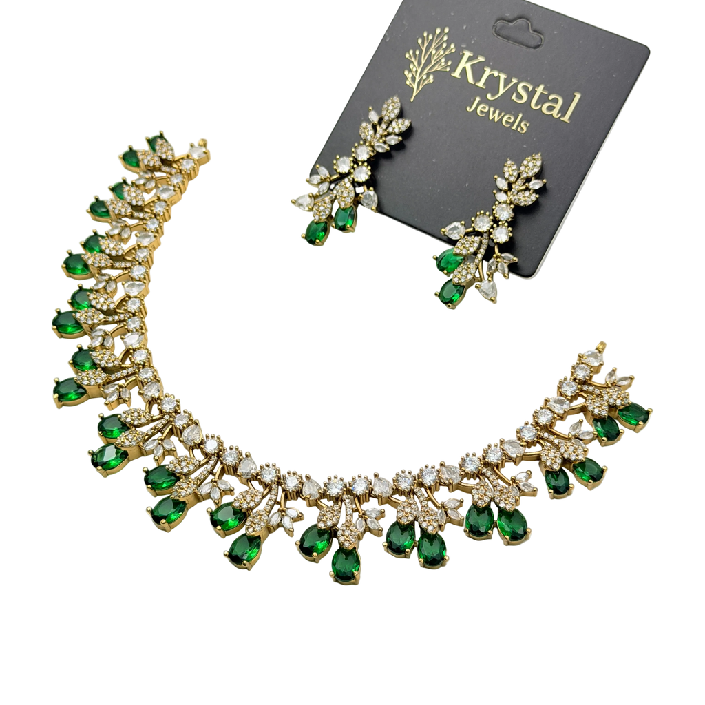 Emerald Radiant Jewelry Set