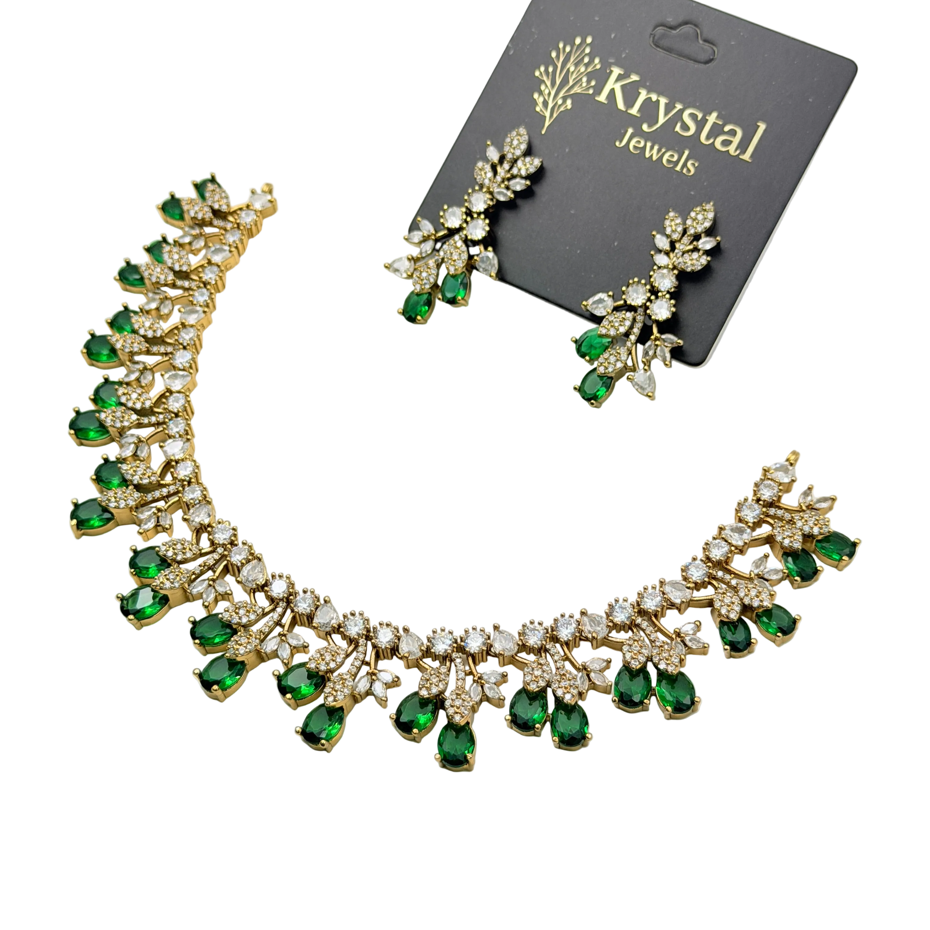 Emerald Radiant Jewelry Set