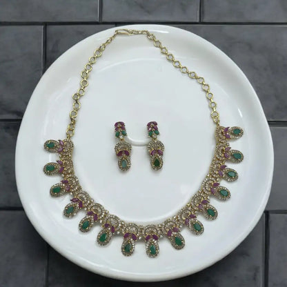 Enchanted Garden Necklace and Earrings Set