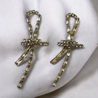 Luxe Crystal Bow Earrings
