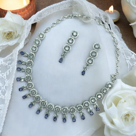 💙 "Neela Binduvali" Necklace Set 💙