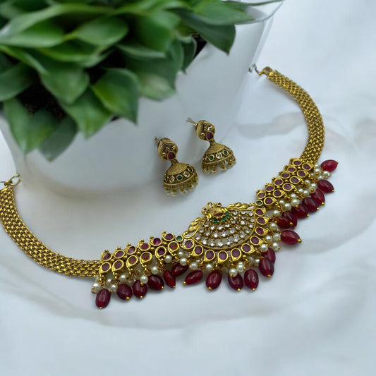 ✨"Raktima Sundari" Necklace Set✨