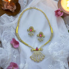 ✨ "Gulbahar" Gold-Plated Necklace Set ✨