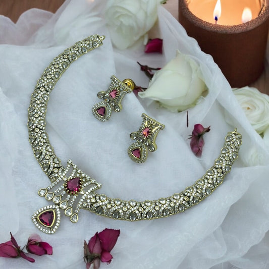 Rosé Royalty Necklace Set