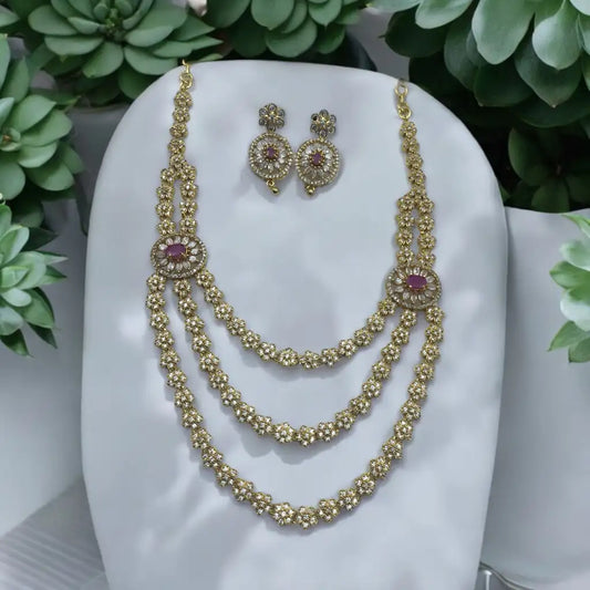 Royal Grace Necklace and Earrings Set