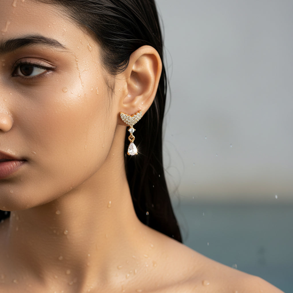Graceful Sparkling Earring