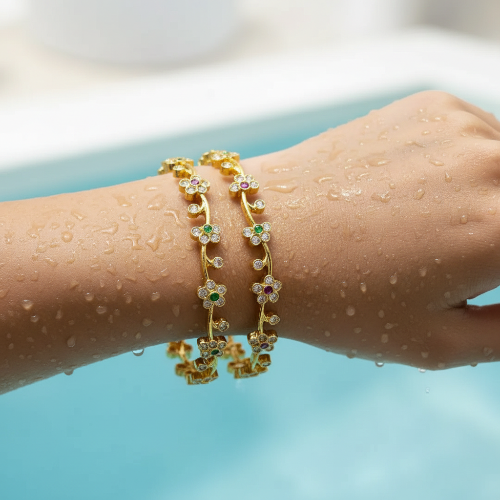Blooming Elegance Bangle Set