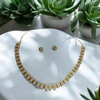 Regal Bar Necklace and Earring Set