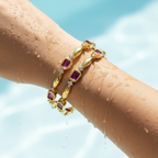 Rani Ruby Bangle Set