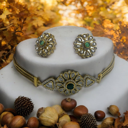 Elegance Kundan Necklace Set