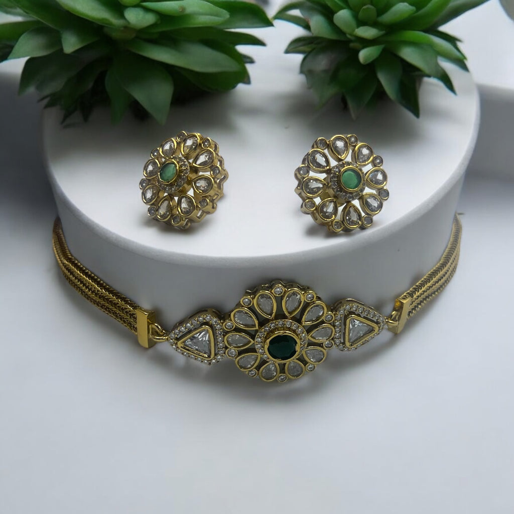 Elegance Kundan Necklace Set