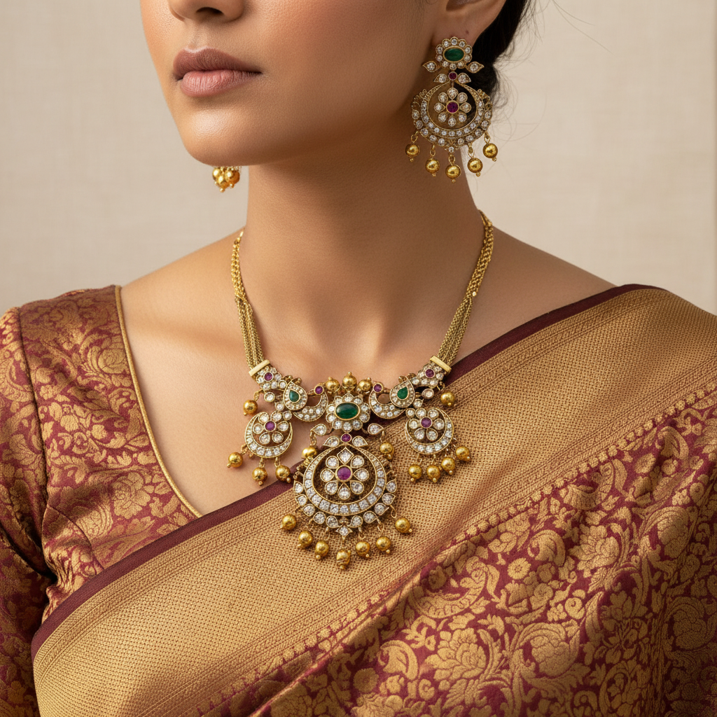 Rajwada Heritage Necklace Set