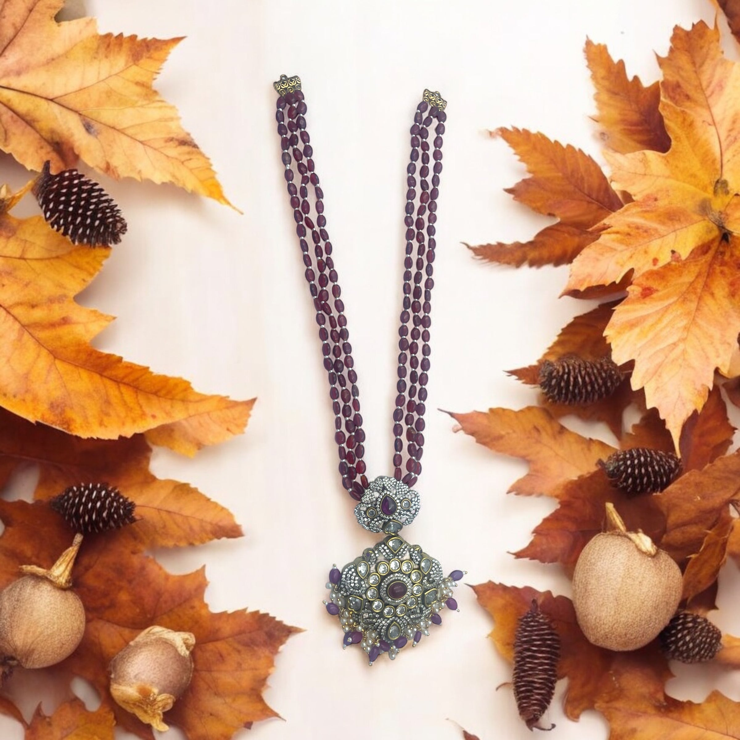 🌹"Majesty Kundan" Necklace🌹