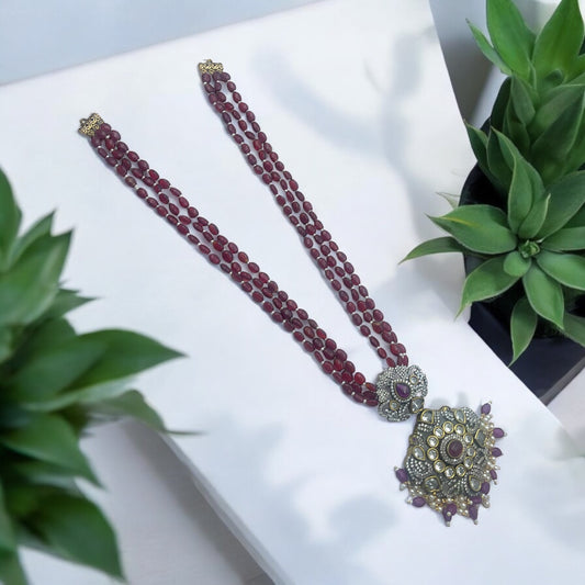 🌹"Majesty Kundan" Necklace🌹