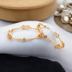 💎"Vividha Stone" Rose Gold Bangle Set💎