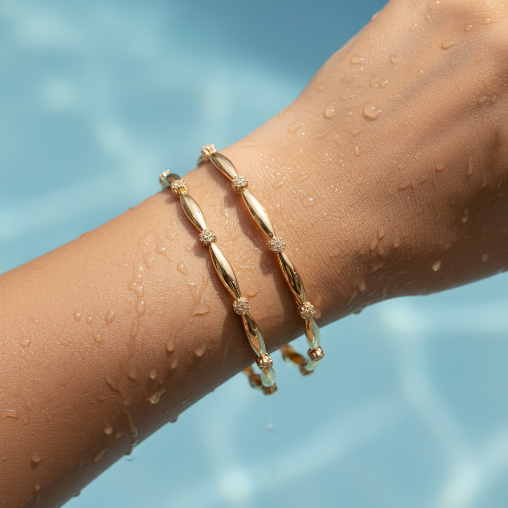 💖✨ "Kanak Rekha" Rose Gold Oval Bangle Set ✨💖