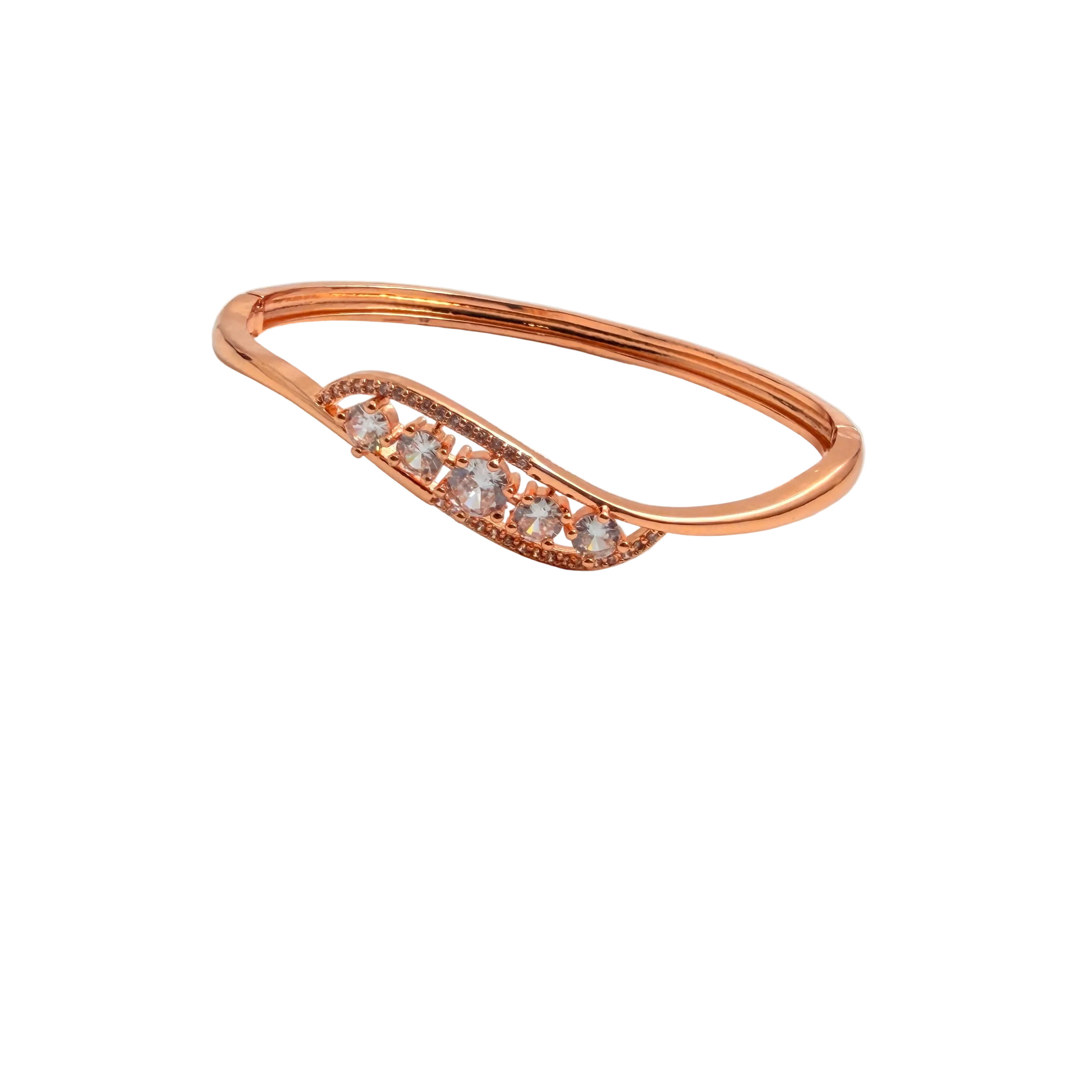Rose Gold Cascading Bracelet