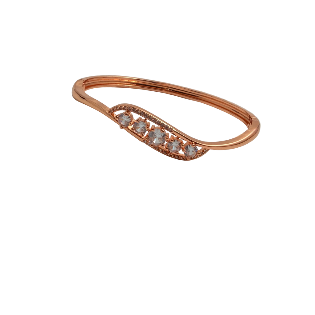 Rose Gold Cascading Bracelet